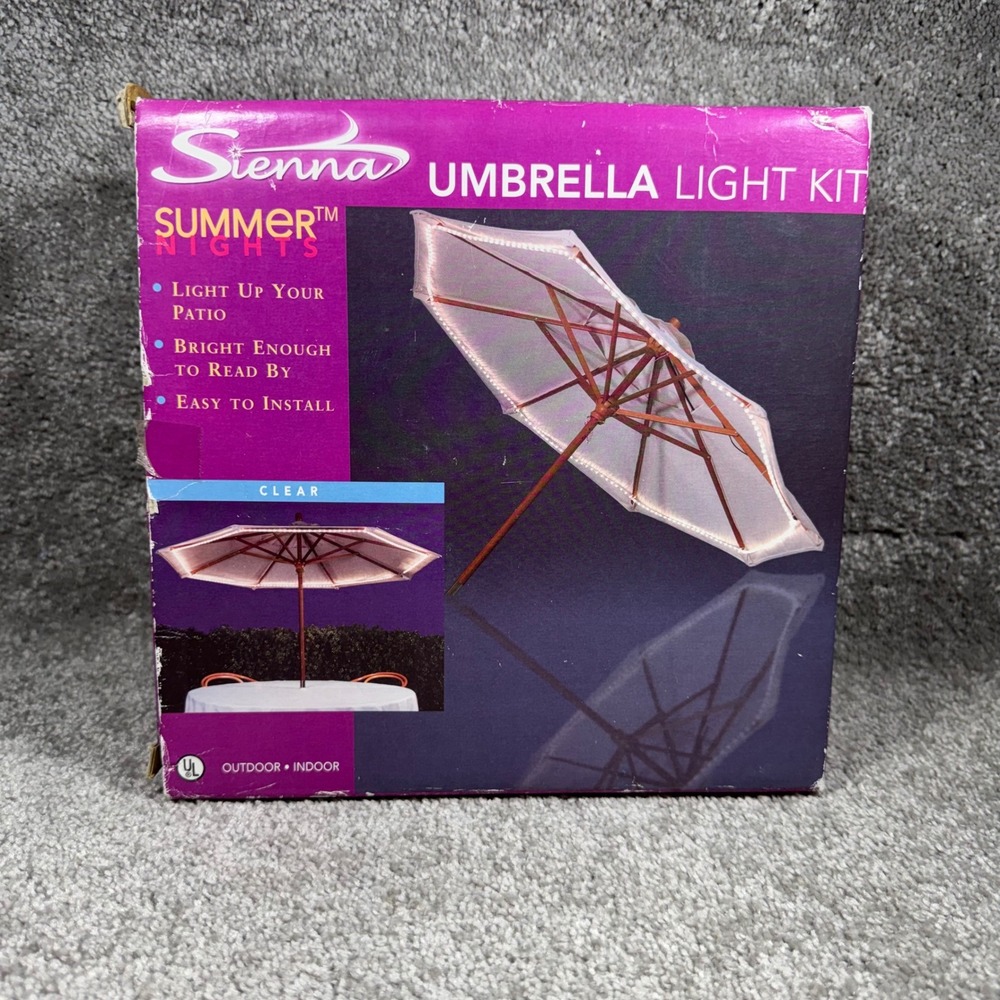 Sienna Umbrella Light Kit Clear Summer Nights 76000 Outdoor Patio